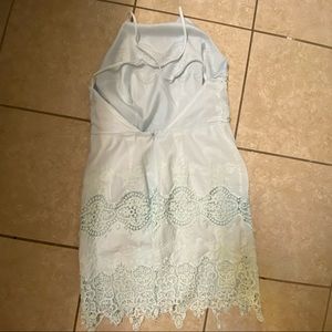 Altar’d State mint green/ice blue mini dress size medium